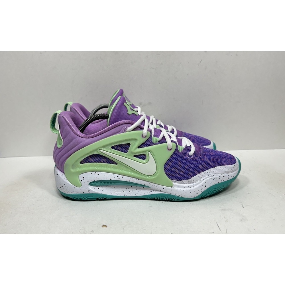 Nike KD 15 EYBL Nationals Mens Size 9 Pink Purple Green Rush White FB3260-500
